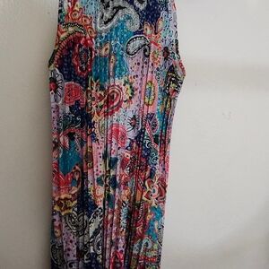 Colorful Paisley Maxi Dress